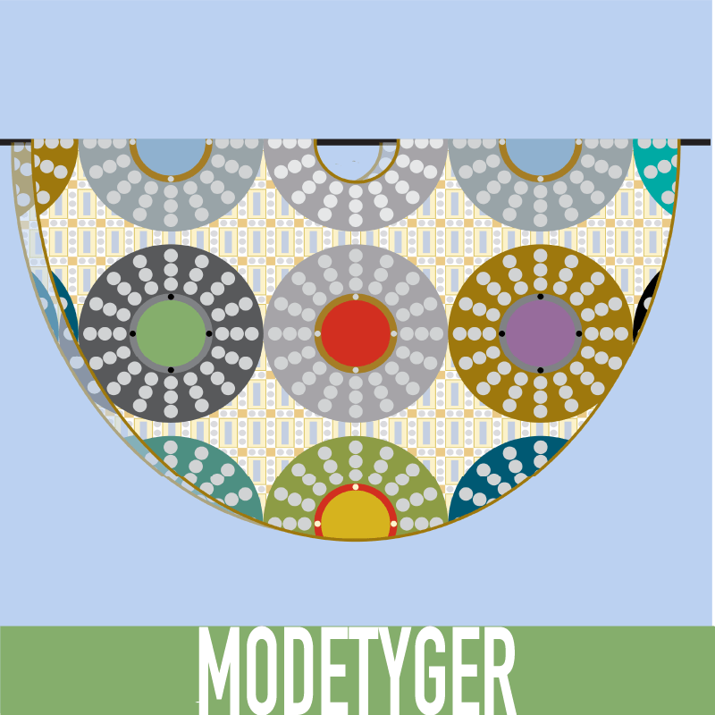 Mina modetyger består av tre kollektioner, Theodora, Yuzen och Minette. Det är tyger för sommar, semester och arbetsliv. Tyger i georgette och trikå.