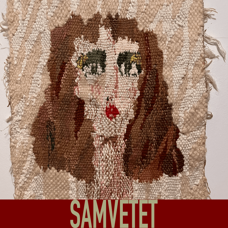 Den här bilden vävde jag innan jag började Konstfack. Den har följt mig genom de insikter jag fick om textila material på en 1-åriga vävkursen i Umeå. Det sköra och det starka materialet.